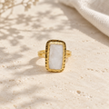 Pura — White Quartz Ring