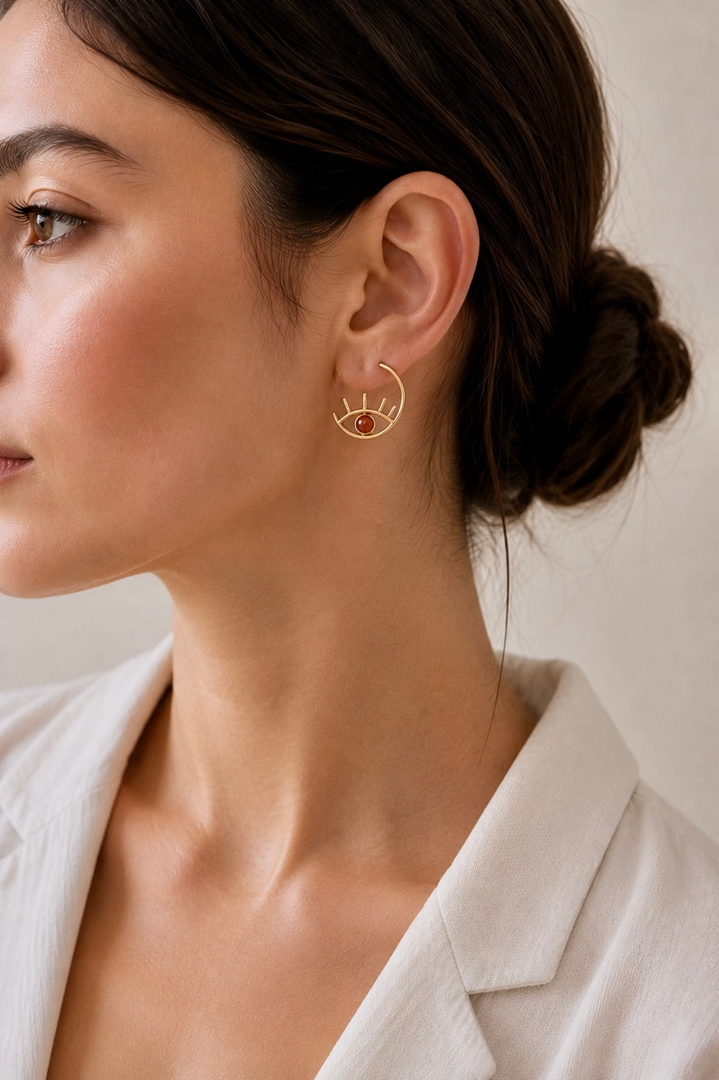 Visio — Golden Eye Earrings