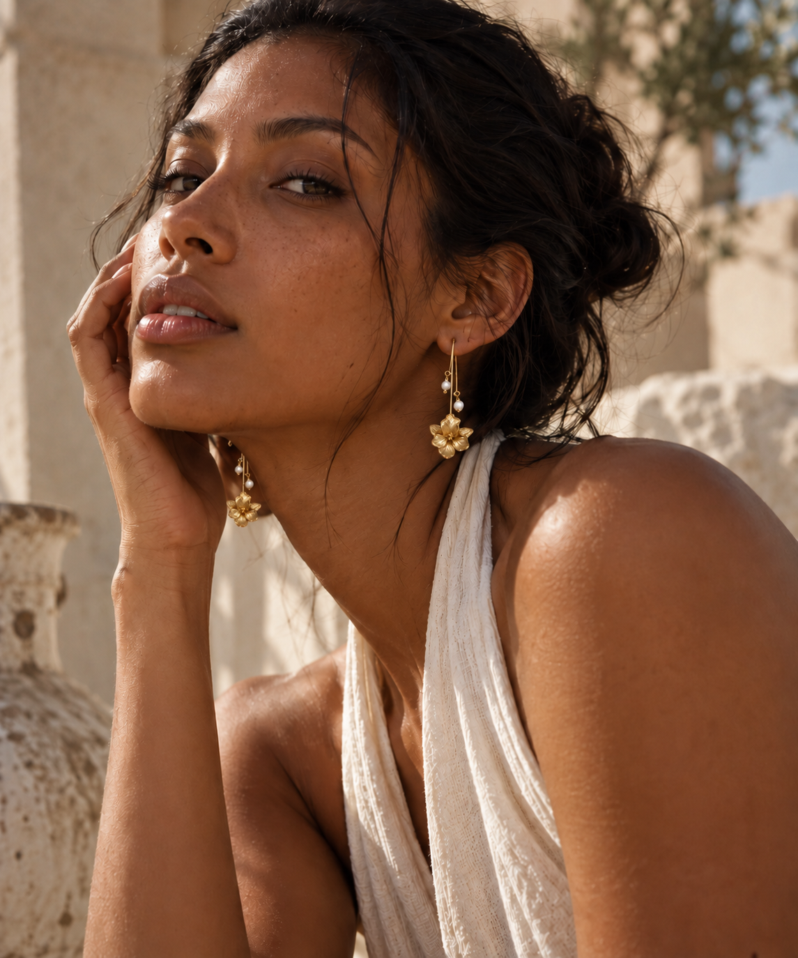 DAHLIA — Floral Earrings