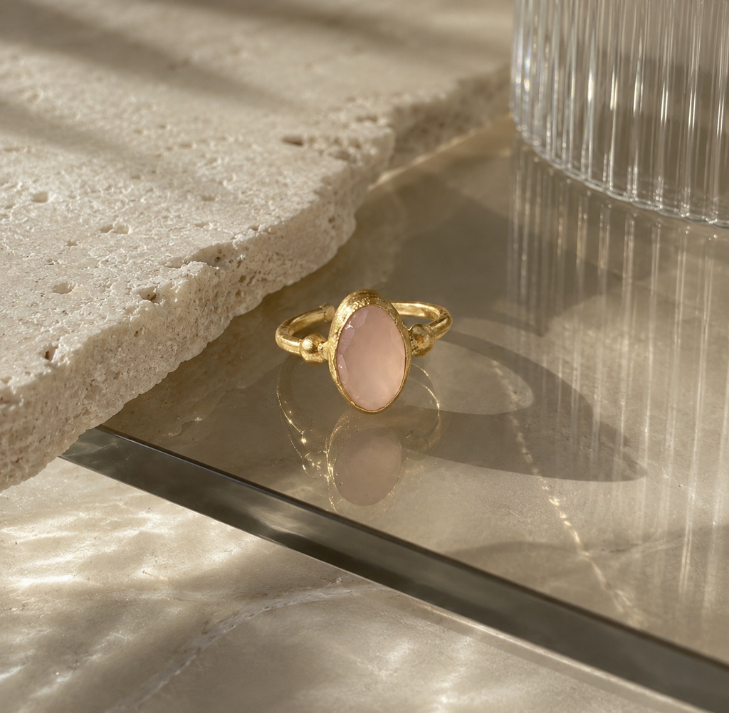 ÉCLAT- Rose Quartz Ring