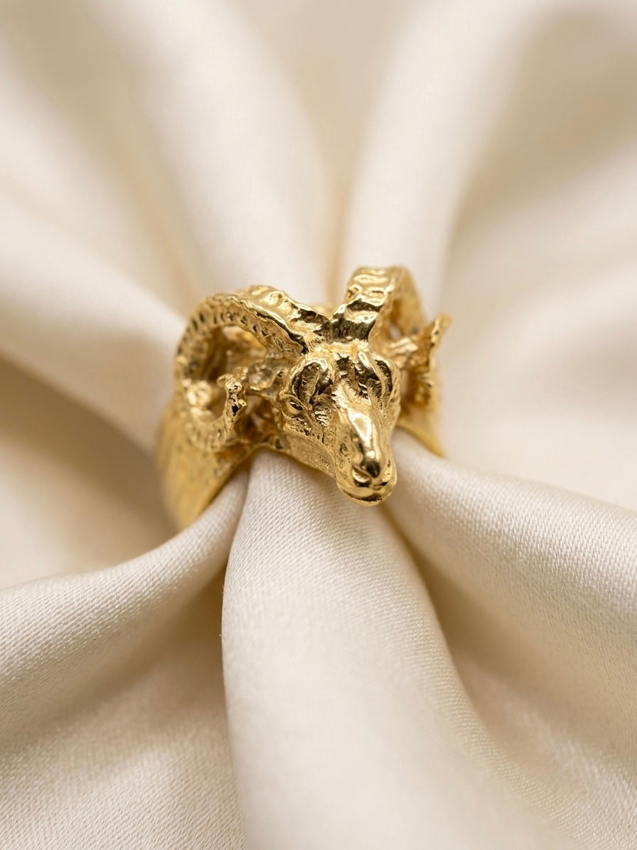 Aries — Bague Bélier Ajustable OREPLINE