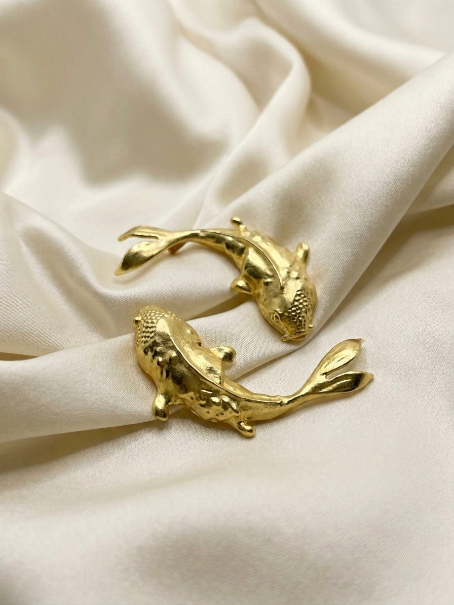 Koi — Boucles d'Oreilles Carpe OREPLINE