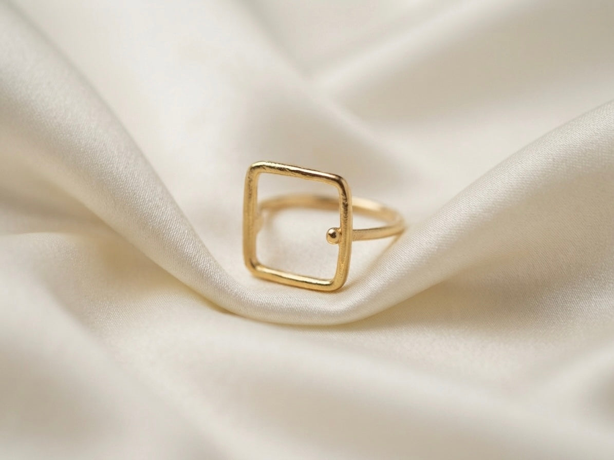 Carré — Bague Géométrique OREPLINE