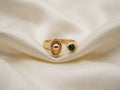 Oracle — Bague Œil Cristal Vert OREPLINE