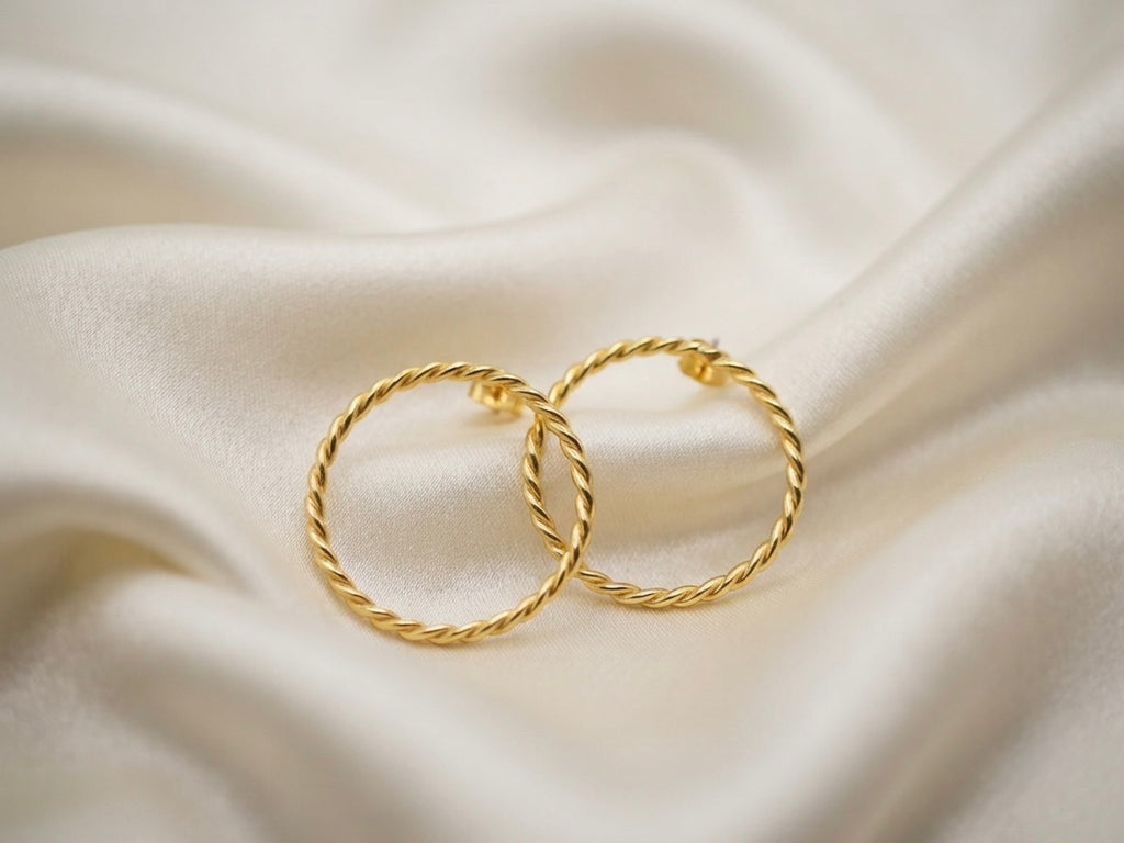Torsade — Boucles d'Oreilles Créoles Torsadées OREPLINE