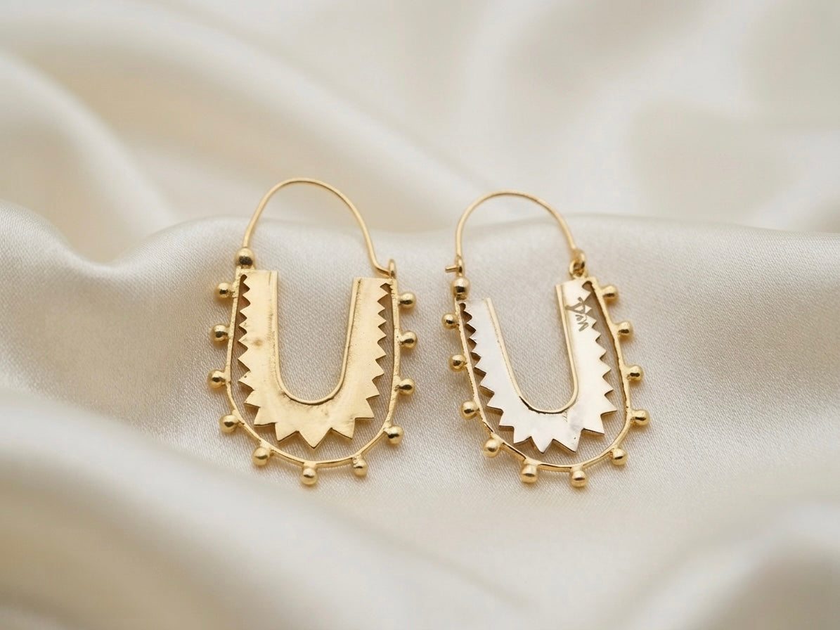 Soleil — Boucles d'Oreilles Ethniques OREPLINE
