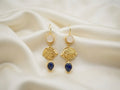Poisson — Boucles d'Oreilles Nacre & Lapis Lazuli OREPLINE