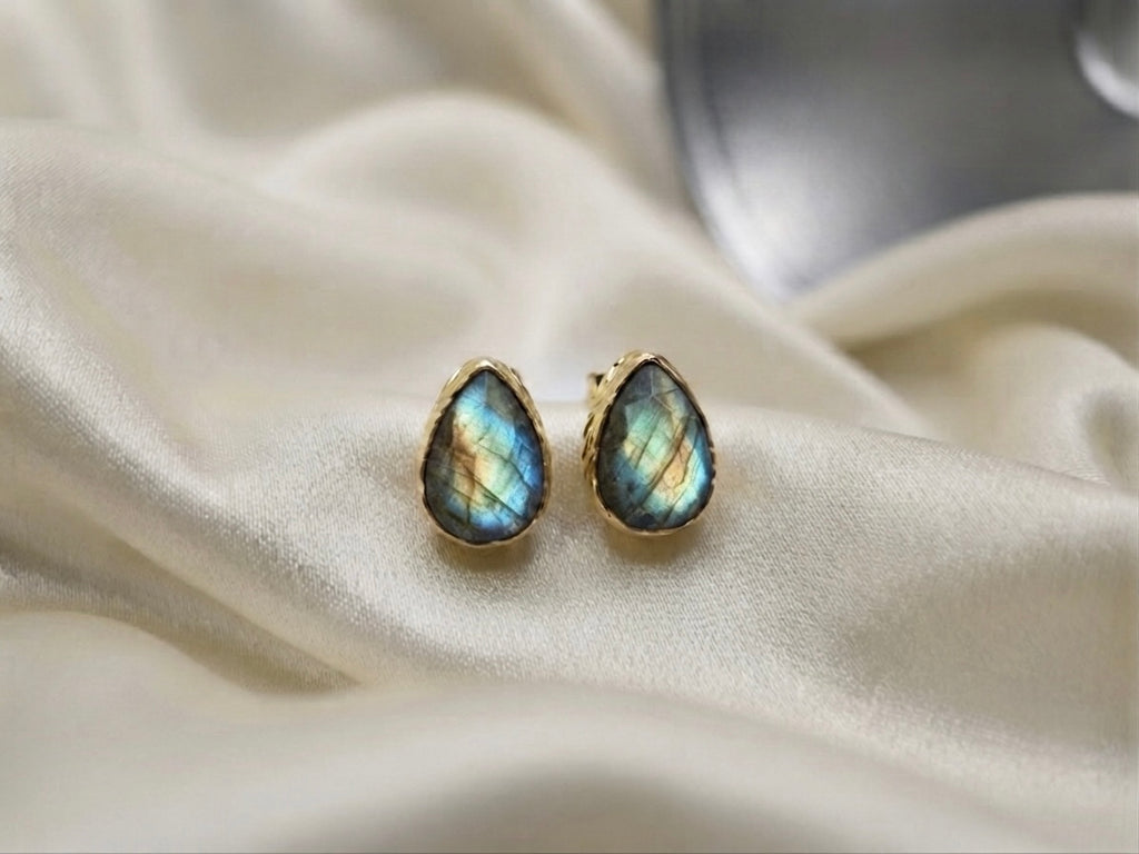 Teardrop — Stone Drop Earrings
