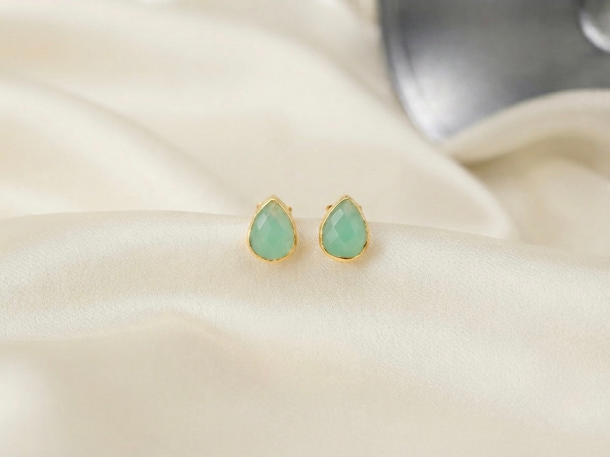 Teardrop — Stone Drop Earrings