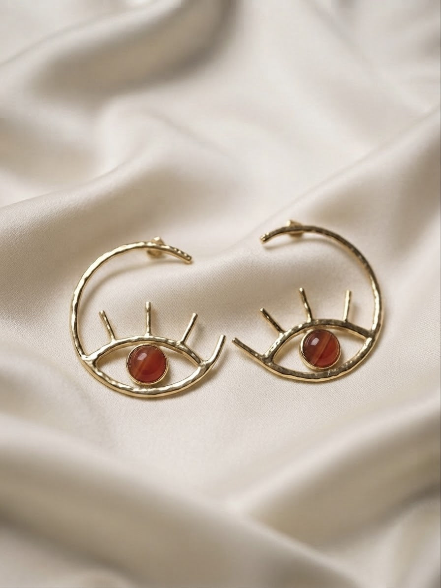 Visio — Golden Eye Earrings