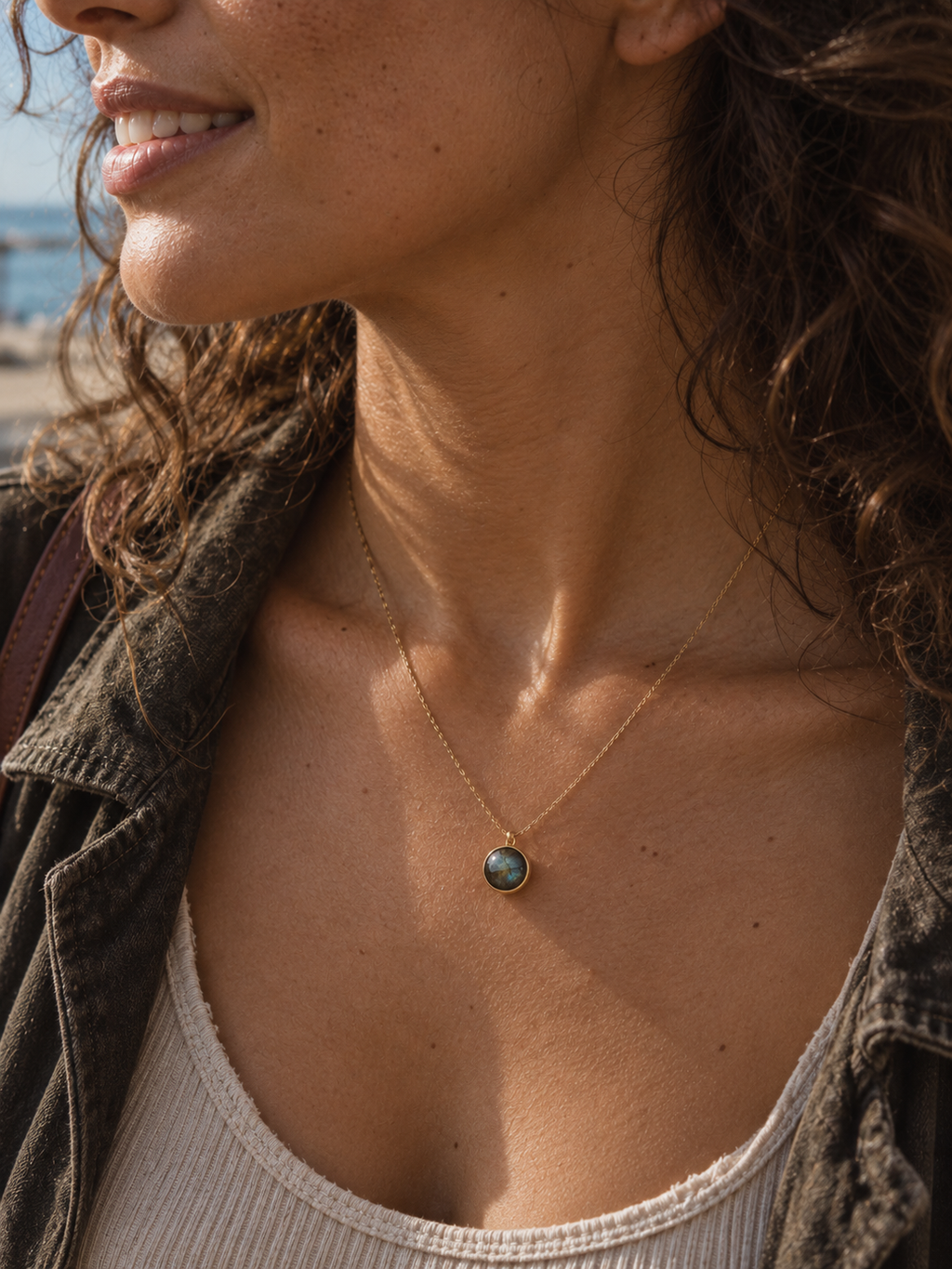 Iridis — Labradorite Necklace