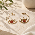 Visio — Golden Eye Earrings