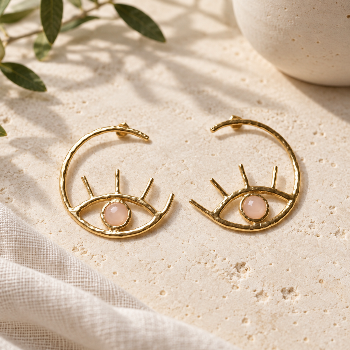Visio — Golden Eye Earrings