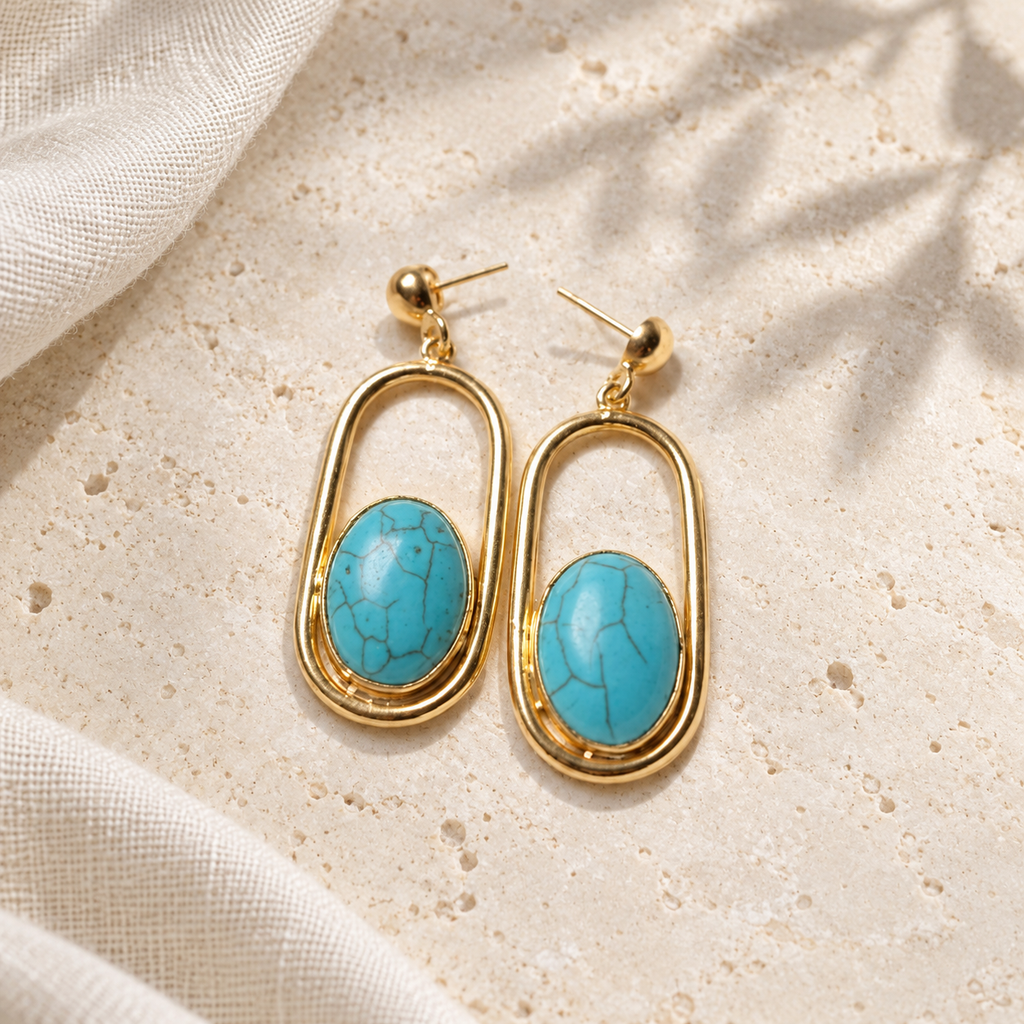 Turqua — Turquoise Earrings