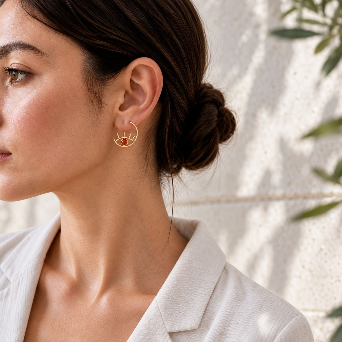 Visio — Golden Eye Earrings