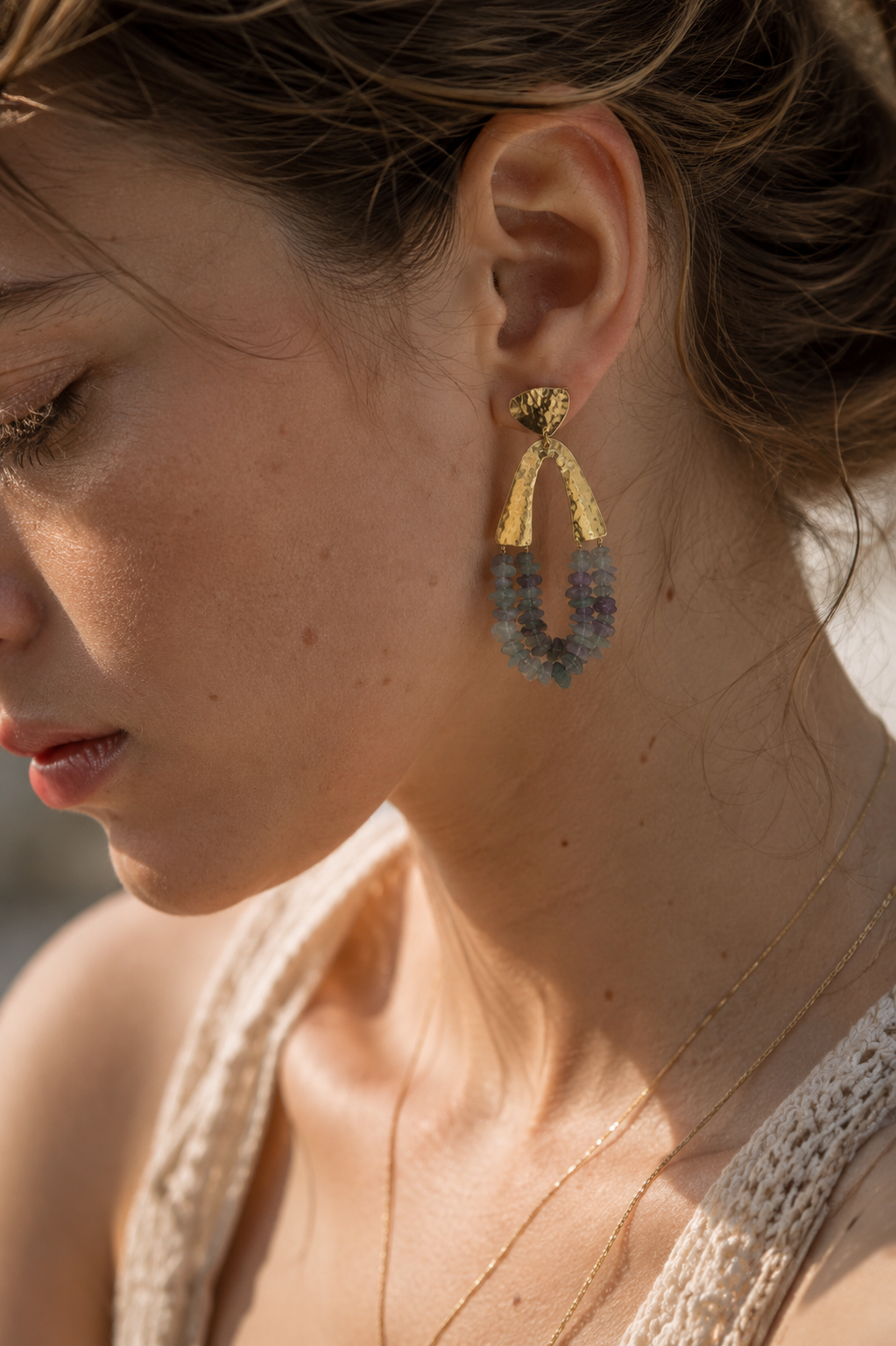 Fluora — Fluorite Earrings