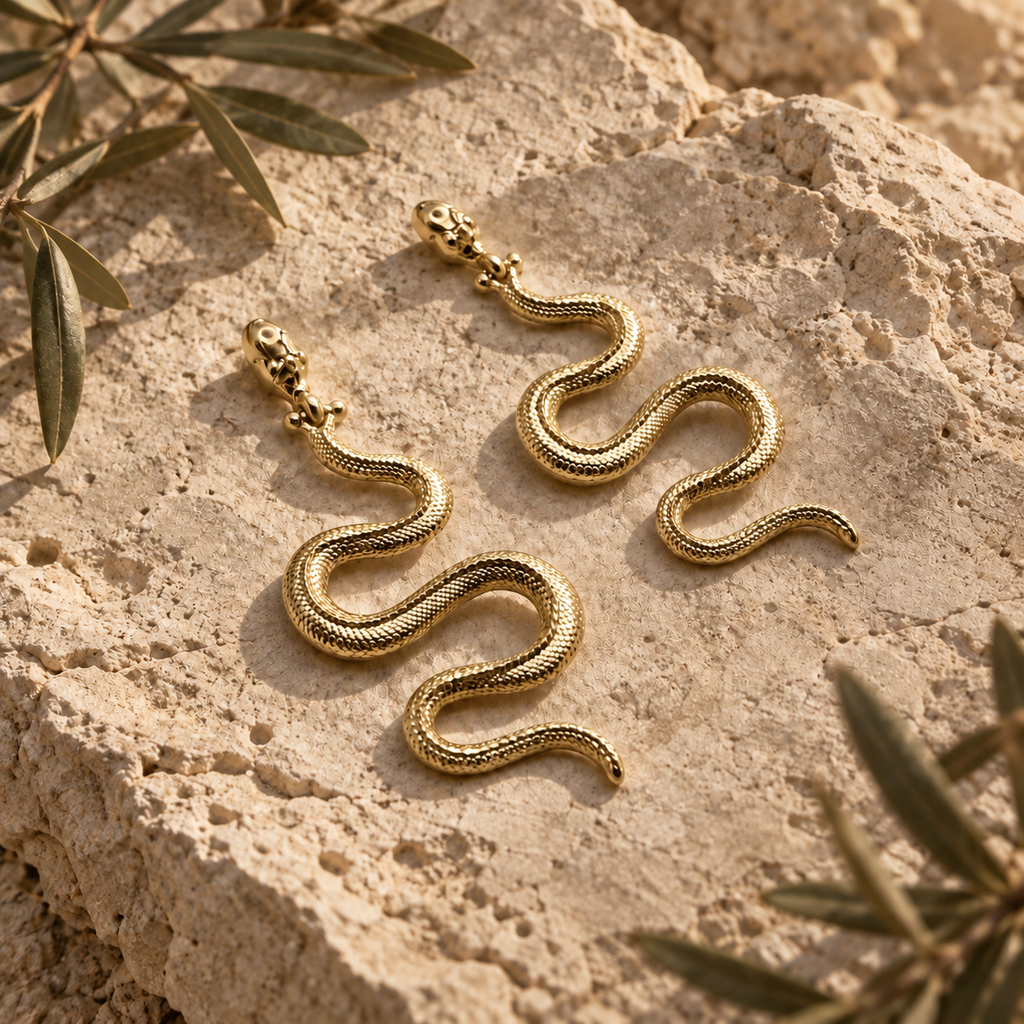 Lilith — Snake Earrings