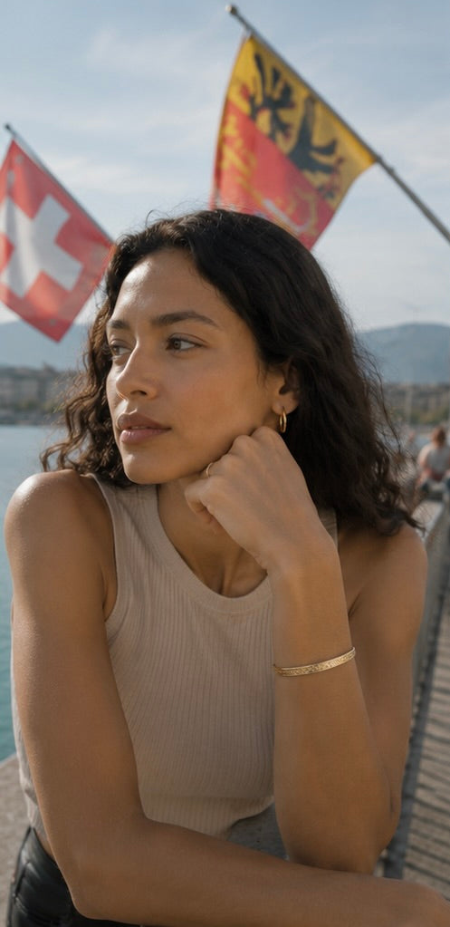 Rune — Engraved Ethnic Bangle